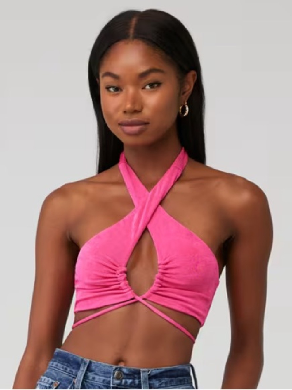 NWT Peppermayo Pink Harlow Crop Top